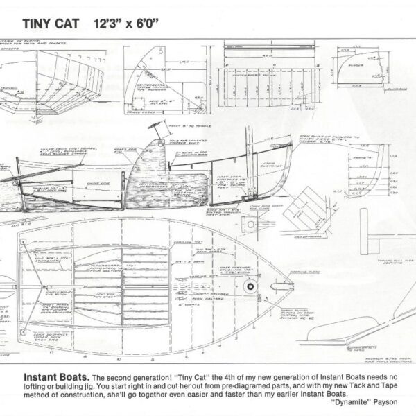 Catboat (Tiny Cat) - 12'-3" x 6'-0"