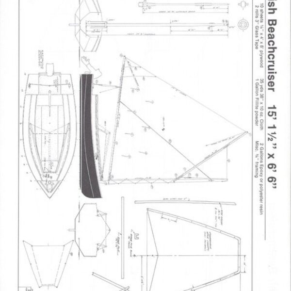 Catfish Beachcruiser - 15’ 1-1/2” x 6’-6”